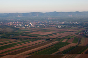 Landau from the southeast in Landau in der Pfalz in the state Rhineland-Palatinate, Germany