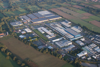 Industrial Area East, Alcan Aluminium-Presswerk Pfalz GmbH in Landau in der Pfalz in the state Rhineland-Palatinate, Germany