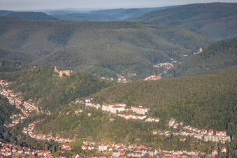 Aerial view of Median Clinic Sonnwende in the district Grethen in Bad Dürkheim in the state Rhineland-Palatinate, Germany