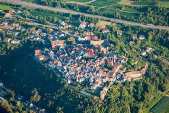 Neuleiningen in the state Rhineland-Palatinate, Germany out of the air
