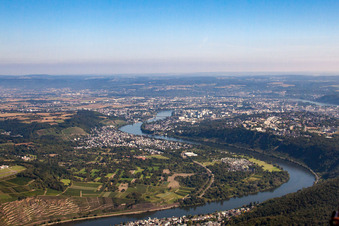 Moselle in the district Güls in Koblenz in the state Rhineland-Palatinate, Germany