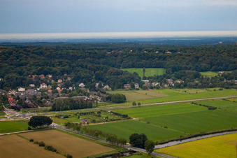 Aerial photograpy of Persingen in the state Gelderland, Netherlands