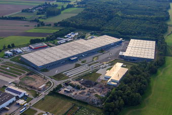 ZUFALL logistics group - Branch Kandel and STS Group in the Horst industrial park in the district Minderslachen in Kandel in the state Rhineland-Palatinate, Germany