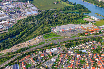 Maximilian Center II in the district Maximiliansau in Wörth am Rhein in the state Rhineland-Palatinate, Germany