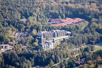 Red Dormitory in the district Langensteinbach in Karlsbad in the state Baden-Wuerttemberg, Germany