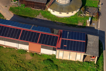 PV systems at Weinhaus Schowalter in the district Deutschhof in Kapellen-Drusweiler in the state Rhineland-Palatinate, Germany