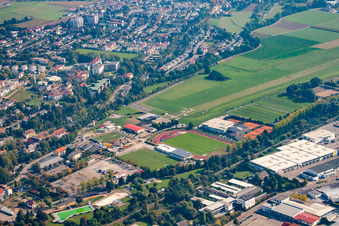 Gliding airfield in Sinsheim in the state Baden-Wuerttemberg, Germany