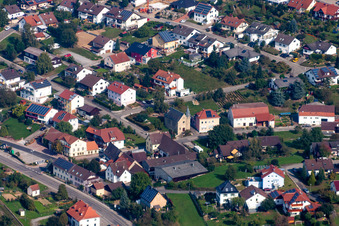 Settlement area in the district Untergimpern in Neckarbischofsheim in the state Baden-Wurttemberg, Germany