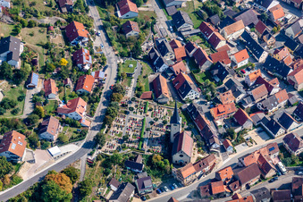 Church building in the village of in Roigheim in the state Baden-Wurttemberg, Germany