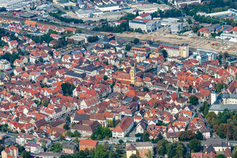 Old Town in Bad Mergentheim in the state Baden-Wuerttemberg, Germany