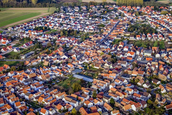 Wörthstr in Hördt in the state Rhineland-Palatinate, Germany out of the air