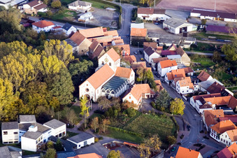 Heiligenberg, Church of St. George in Hördt in the state Rhineland-Palatinate, Germany