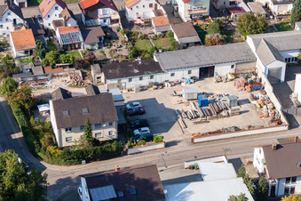 Construction yard in Kandel in the state Rhineland-Palatinate, Germany