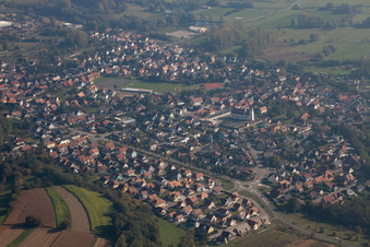 Oblique view of Mothern in the state Bas-Rhin, France