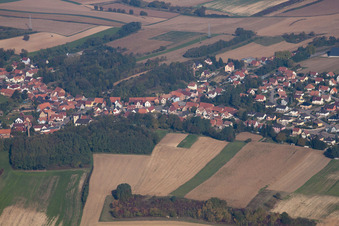 Mothern in the state Bas-Rhin, France out of the air