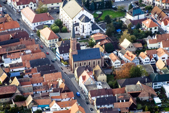 Protestant Church in Bellheim in the state Rhineland-Palatinate, Germany