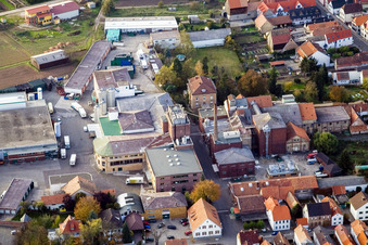 Bellheimer Brewery factory premises in Bellheim in the state Rhineland-Palatinate, Germany