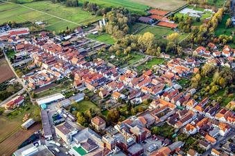 Main Street W in Bellheim in the state Rhineland-Palatinate, Germany
