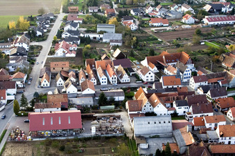 Ottersheim near Altsheimerstr in Ottersheim bei Landau in the state Rhineland-Palatinate, Germany