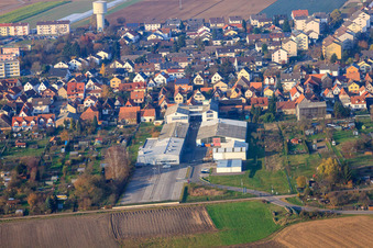 DBK extension in the Unterkandler Gardens in Kandel in the state Rhineland-Palatinate, Germany