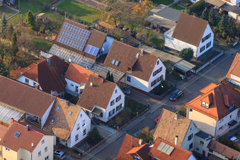 Birkenstr in Kandel in the state Rhineland-Palatinate, Germany from above