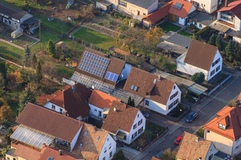 Birkenstr in Kandel in the state Rhineland-Palatinate, Germany out of the air