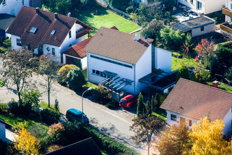 Klingbachstr in Steinweiler in the state Rhineland-Palatinate, Germany out of the air