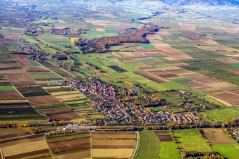 Village from the east in Winden in the state Rhineland-Palatinate, Germany
