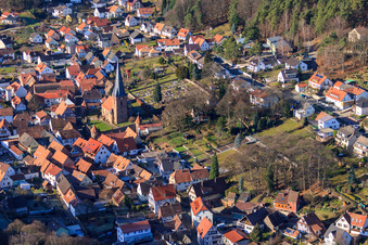 St. Martin Simultaneous Church in Dörrenbach in the state Rhineland-Palatinate, Germany