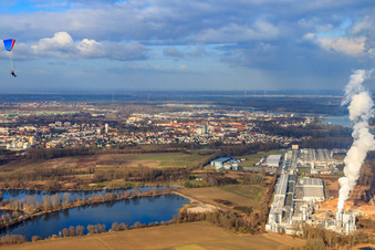 Rheinspan GmbH and Sollachsee in Germersheim in the state Rhineland-Palatinate, Germany
