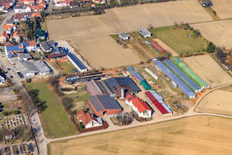 Blacksmith's yard in Neupotz in the state Rhineland-Palatinate, Germany