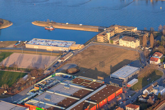 DLW Street in the district Maximiliansau in Wörth am Rhein in the state Rhineland-Palatinate, Germany