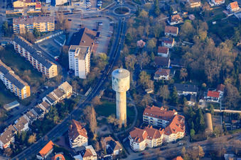 Water tower in Germersheim in the state Rhineland-Palatinate, Germany