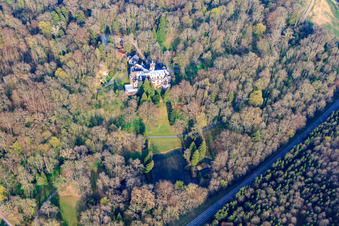 Castle Langenzell in the district Langenzell in Wiesenbach in the state Baden-Wuerttemberg, Germany