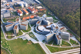 Drone image of SAP Deutschland SE & Co. KG in Walldorf in the state Baden-Wuerttemberg, Germany
