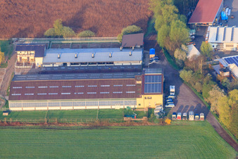 Aerial photograpy of Oliver Wehnes in the district Minderslachen in Kandel in the state Rhineland-Palatinate, Germany