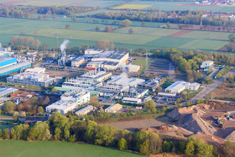 LANDAU EAST industrial area with APL Automobil-Prüftechnik Landau GmbH in Landau in der Pfalz in the state Rhineland-Palatinate, Germany