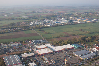 Bornheim, industrial area in Landau in der Pfalz in the state Rhineland-Palatinate, Germany