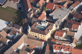 Herxheim am Berg in the state Rhineland-Palatinate, Germany out of the air