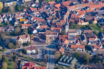 Protestant St. Andrew's Church in the district Jerusalemsberg in Kirchheim an der Weinstraße in the state Rhineland-Palatinate, Germany