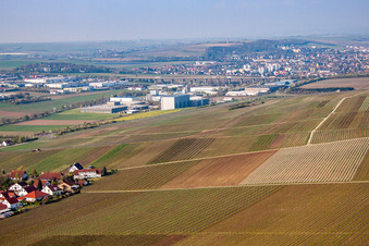 Industrial area Alzey in Alzey in the state Rhineland-Palatinate, Germany