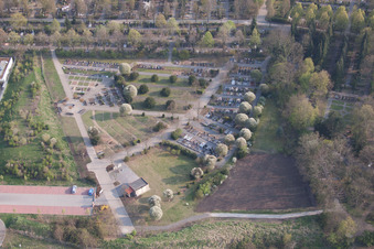 Cemetery in the district Herrnsheim in Worms in the state Rhineland-Palatinate, Germany