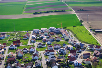 On the high trail from the east in Kandel in the state Rhineland-Palatinate, Germany