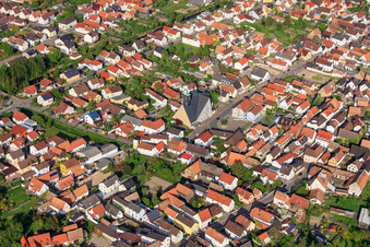 St. Gertrud in Leimersheim in the state Rhineland-Palatinate, Germany