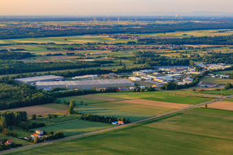 Zufall Logistics in the district Minderslachen in Kandel in the state Rhineland-Palatinate, Germany