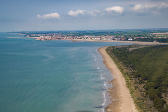 Tragole in the state Veneto, Italy seen from above