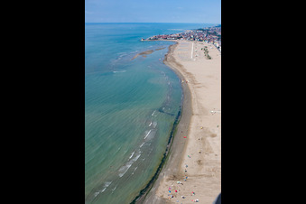 Porto Falconera in the state Veneto, Italy from above
