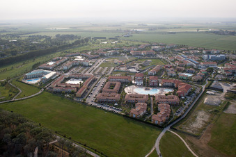 Aerial view of Duna Verde in the state Veneto, Italy
