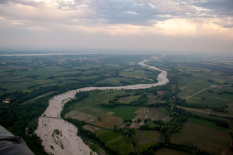 Oblique view of Boscarini in the state Friuli Venezia Giulia, Italy
