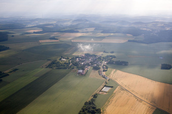 Aerial view of Rochonvillers in the state Moselle, France